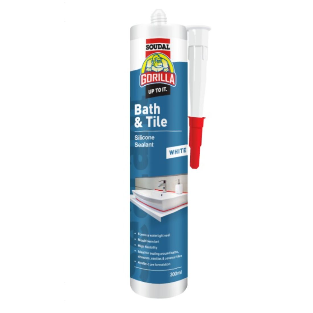 Bath & Tile Silicone Sealant 300ml White PlaceMakers NZ