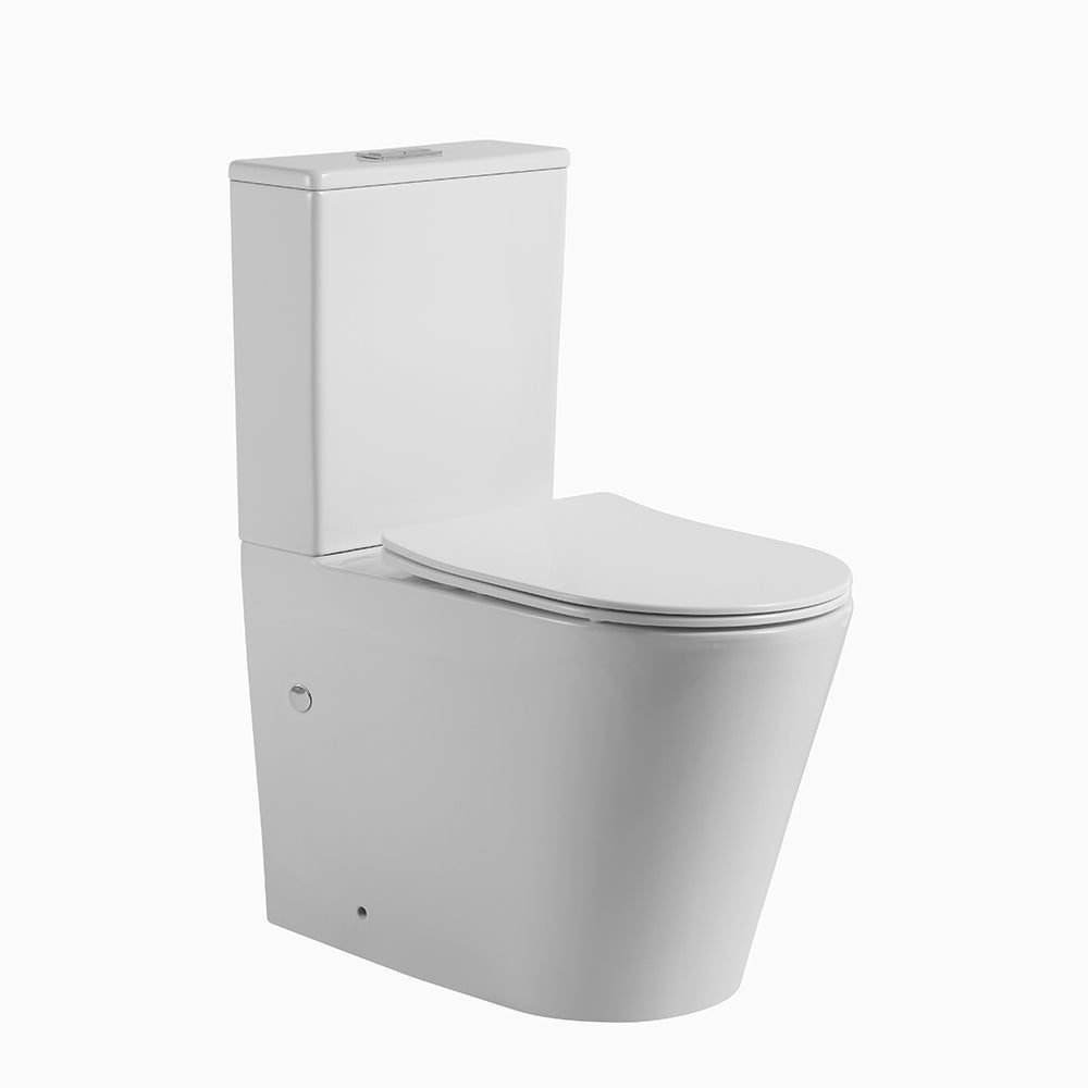 Trade Zero Toilet Suite Back To Wall Gloss White | PlaceMakers NZ