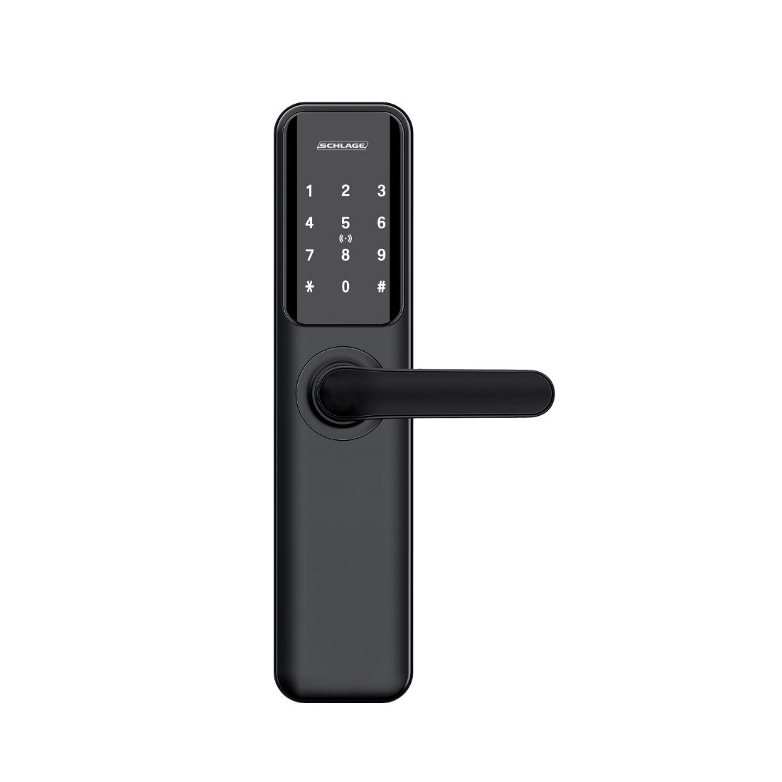 Resolute Smart lock 60mm backset black | PlaceMakers NZ