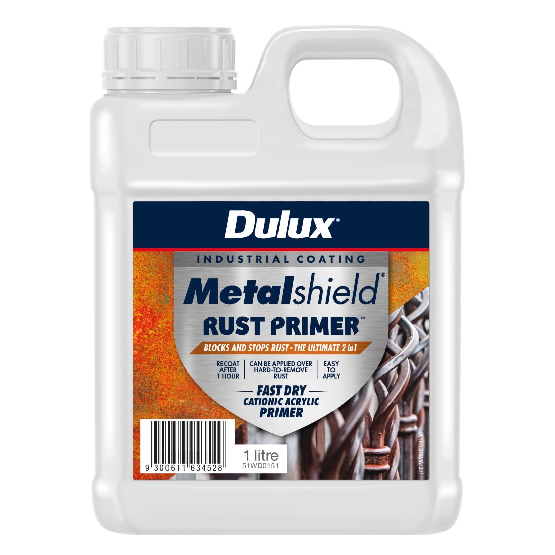 Metalshield Rust Primer 1L PlaceMakers NZ