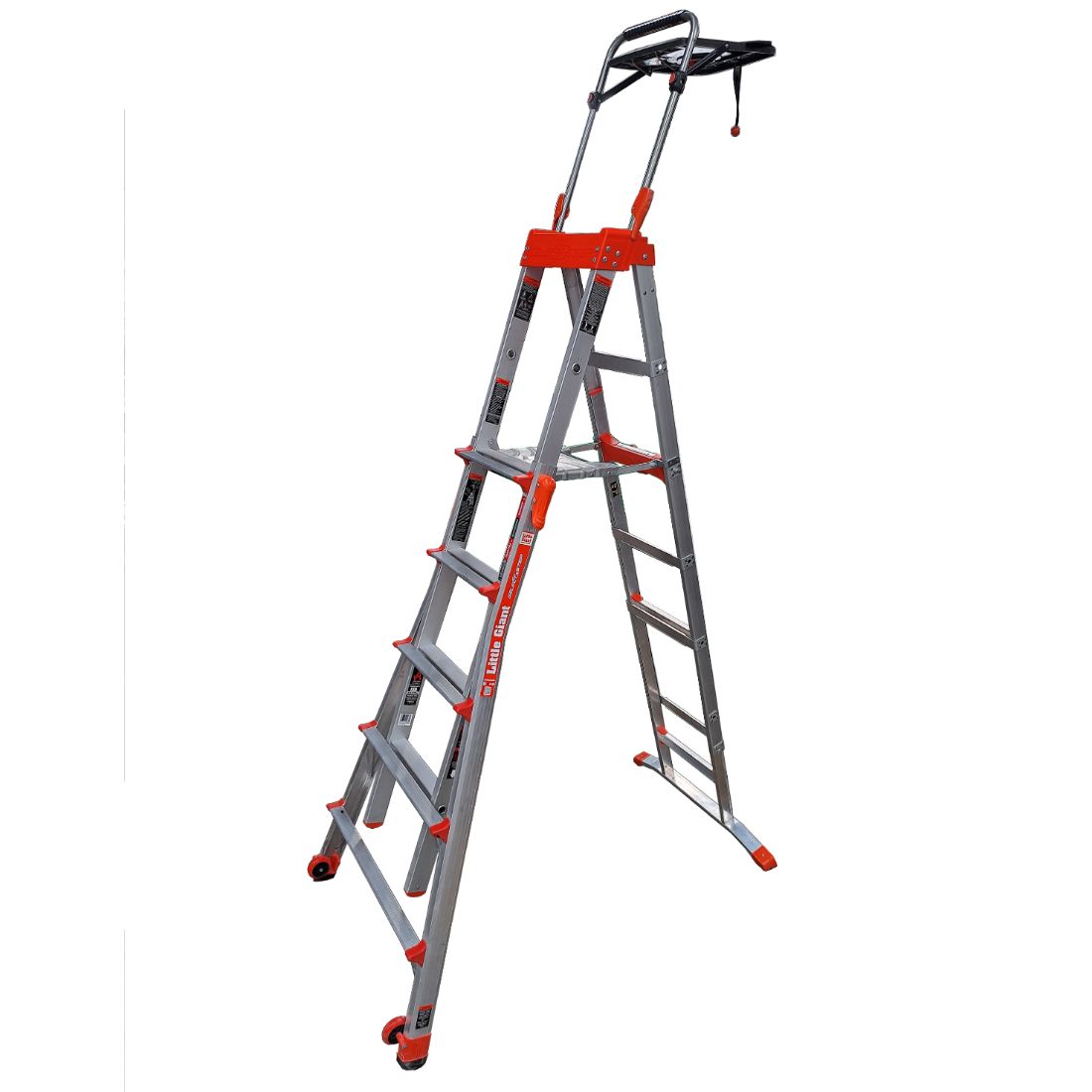 Adjustable Platform Step Ladder