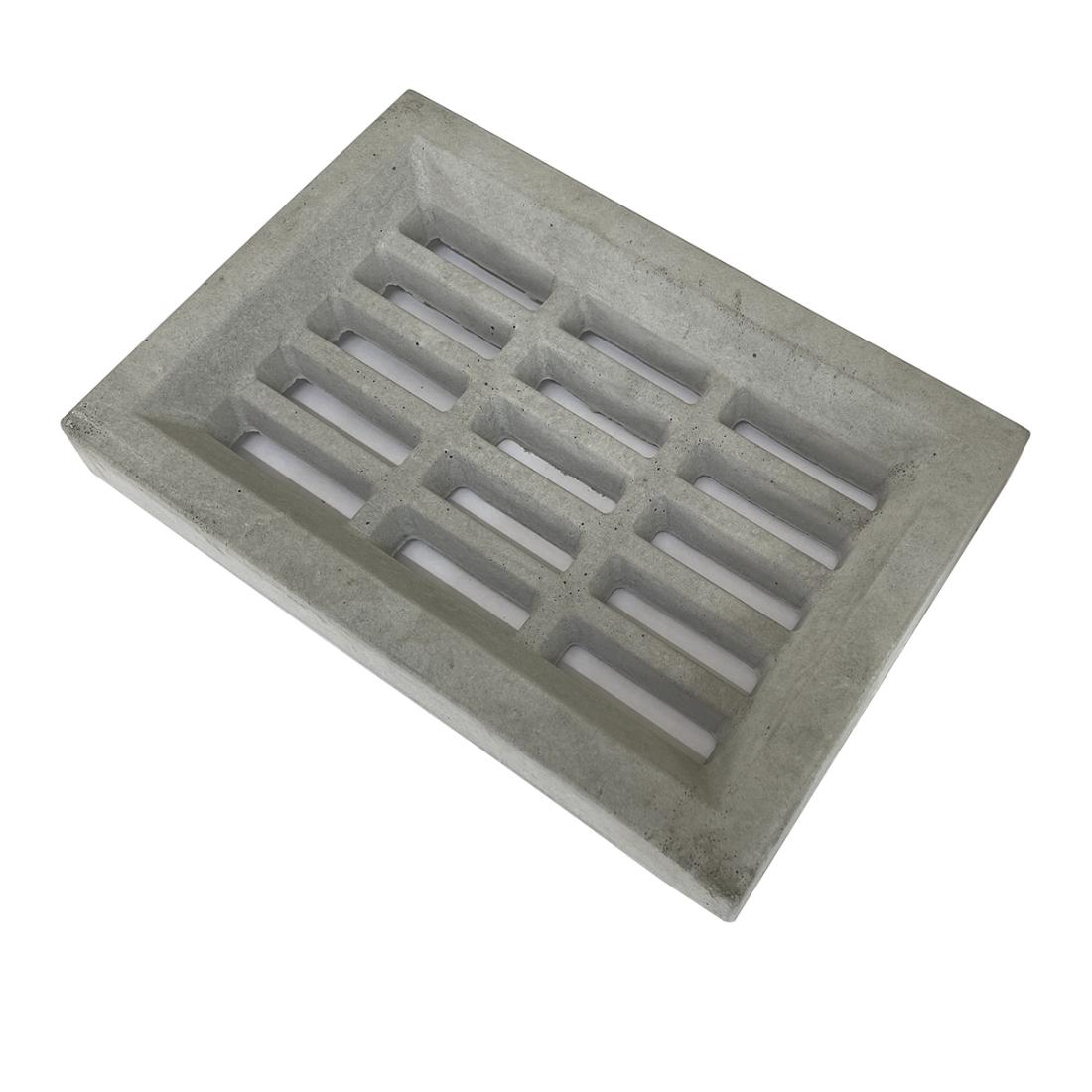 Concrete Air Vent Grey 230 x 160mm PlaceMakers NZ
