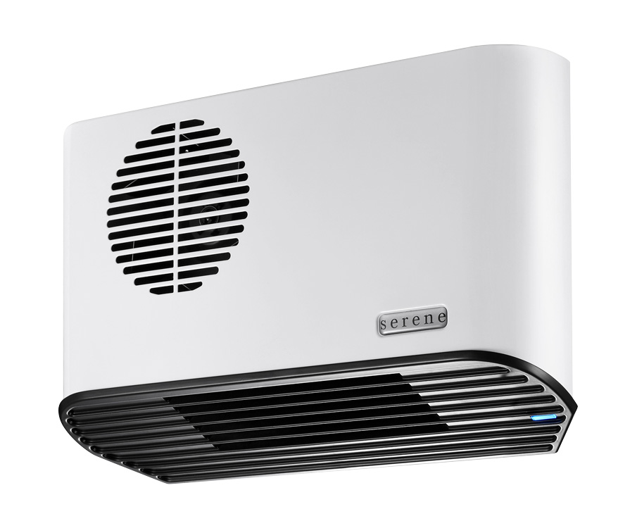 Serene All Metal 2.24kW Electric Bathroom Heater White Serene All Metal 2.24kW Electric Bathroom Heater White