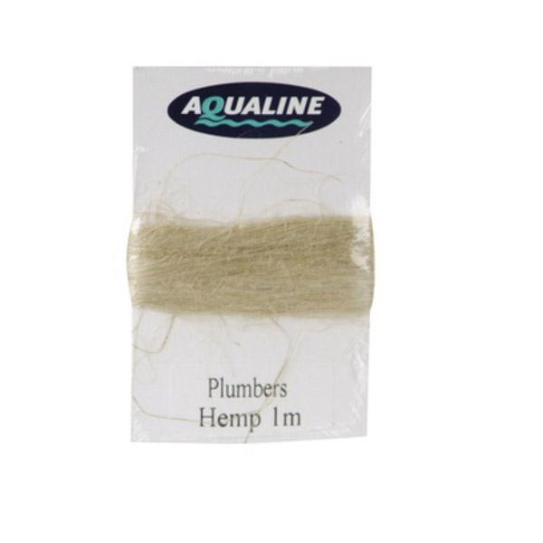 Aqualine Dressed Plumber's Hemp Roll 1m Cards HEMP1 Aqualine Dressed Plumber's Hemp Roll 1m Cards HEMP1