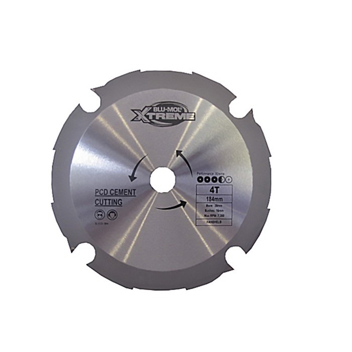 Xtreme 165x20mmx4T PCD Cement Circular Saw Blade Circ Saw Blades Tct
