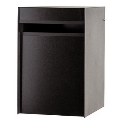 Designer Back Open Letter Box 250 x 300 x 390 in Black DLBBLK Designer Back Open Letter Box 250 x 300 x 390 in Black DLBBLK