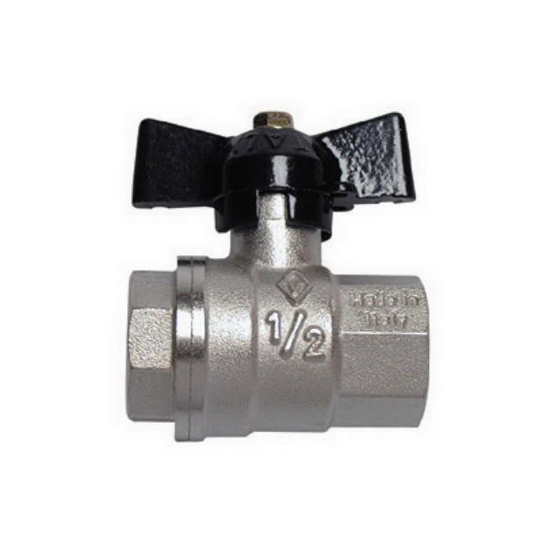 Bugatti Medium Ball Valve 15mm Female 928psi Water Short Handle Brass Nickel Plated BFS15 Bugatti Medium Ball Valve 15mm Female 928psi Water Short Handle Brass Nickel Plated BFS15