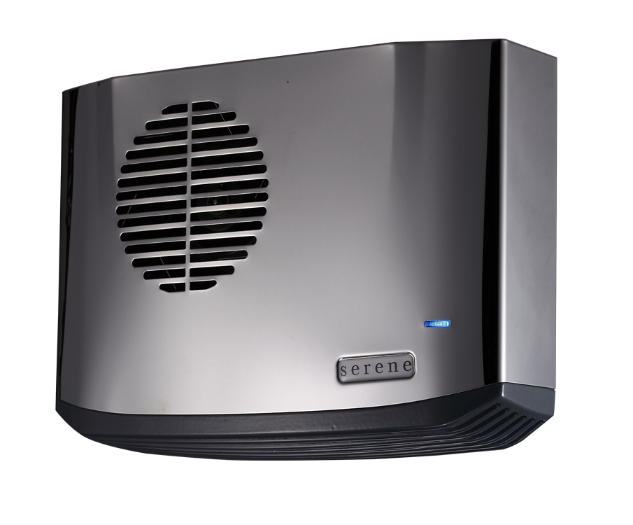 Serene Classic 2.4kW Electric Bathroom Heater Stainless Steel ...