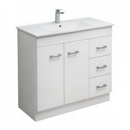 Clearlite Cashmere Classic Floorstanding/Wall-Hung Vanity 900 mm White 4CAS090CC Clearlite Cashmere Classic Floorstanding/Wall-Hung Vanity 900 mm White 4CAS090CC