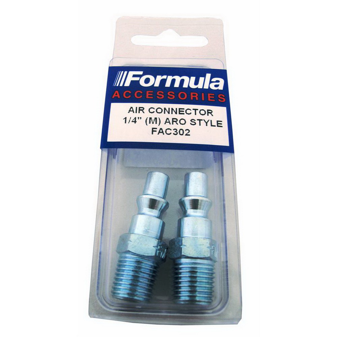 Formula Aro Style Air Connector 1/4in Male 2 pack FAC302 Formula Aro Style Air Connector 1/4in Male 2 pack FAC302