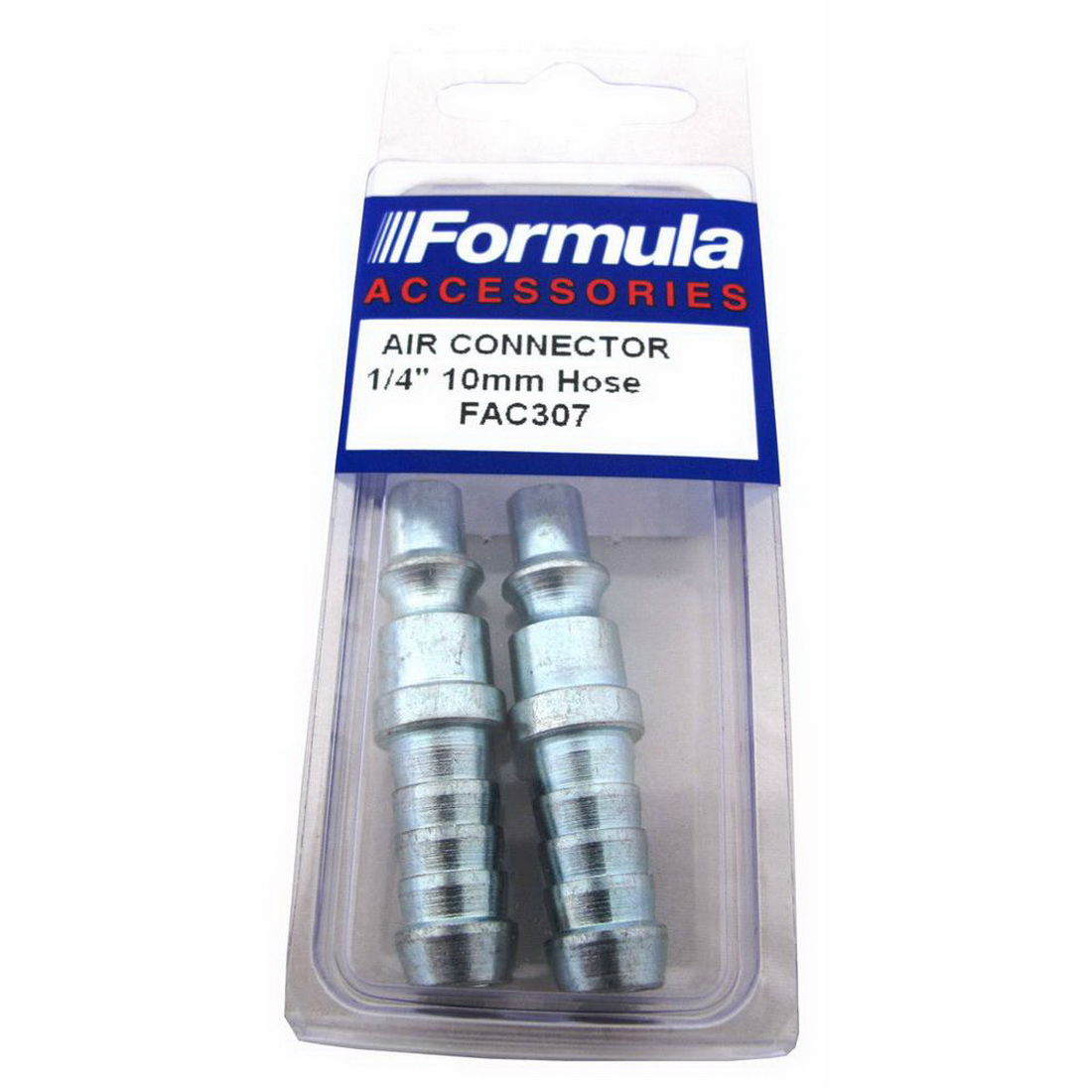 Formula Aro Style Air Connector 1/4in Male x 10mm Hose FAC307 Formula Aro Style Air Connector 1/4in Male x 10mm Hose FAC307