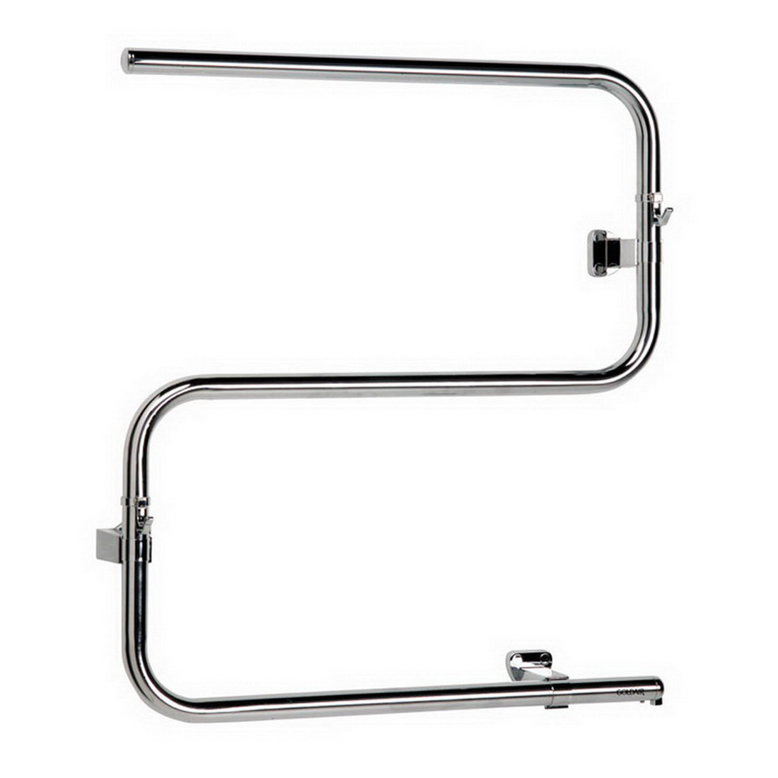 Goldair Medium Heated T-Rail Mid Size Towel Rail 615 x 575 mm Chrome Stainless Steel GTRMC Goldair Medium Heated T-Rail Mid Size Towel Rail 615 x 575 mm Chrome Stainless Steel GTRMC