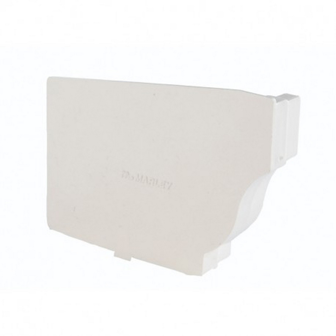 Marley Classic Left Hand Combination Stop End 100 x 120 x 30 mm White MC3 Marley Classic Left Hand Combination Stop End 100 x 120 x 30 mm White MC3