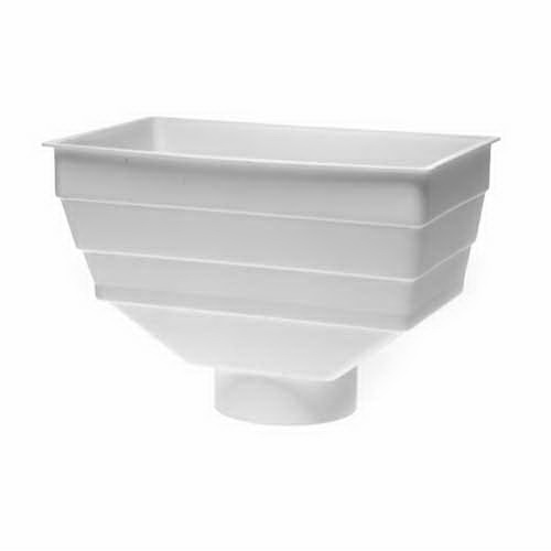 Marley Dual Fit Leaf Catcher Rain Head 90/100 x 210 mm Unplasticised PVC RH8117 Marley Dual Fit Leaf Catcher Rain Head 90/100 x 210 mm Unplasticised PVC RH8117