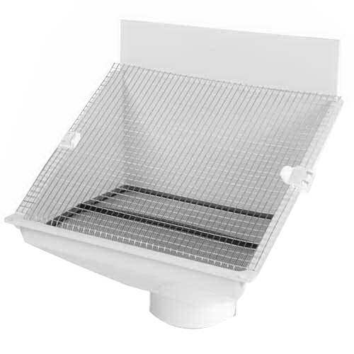 Marley Leaf Eater Rain Head 80/90 mm x 269 mm 3.5 l/sec RH8119 Marley Leaf Eater Rain Head 80/90 mm x 269 mm 3.5 l/sec RH8119