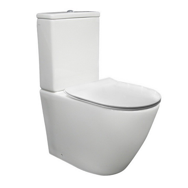 Parisi Ellisse MK II Close Coupled Back to Wall Toilet Suite 4.5/3L 365 x 645 x 855 mm P/S Trap Vitreous China Parisi Ellisse MK II Close Coupled Back to Wall Toilet Suite 4.5/3L 365 x 645 x 855 mm P/S Trap Vitreous China