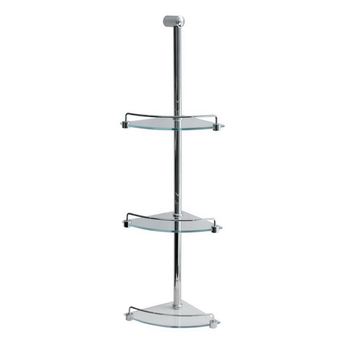 Progetto 3 Tier Glass Shower Caddy 770 mm Chrome SCC3 Progetto 3 Tier Glass Shower Caddy 770 mm Chrome SCC3