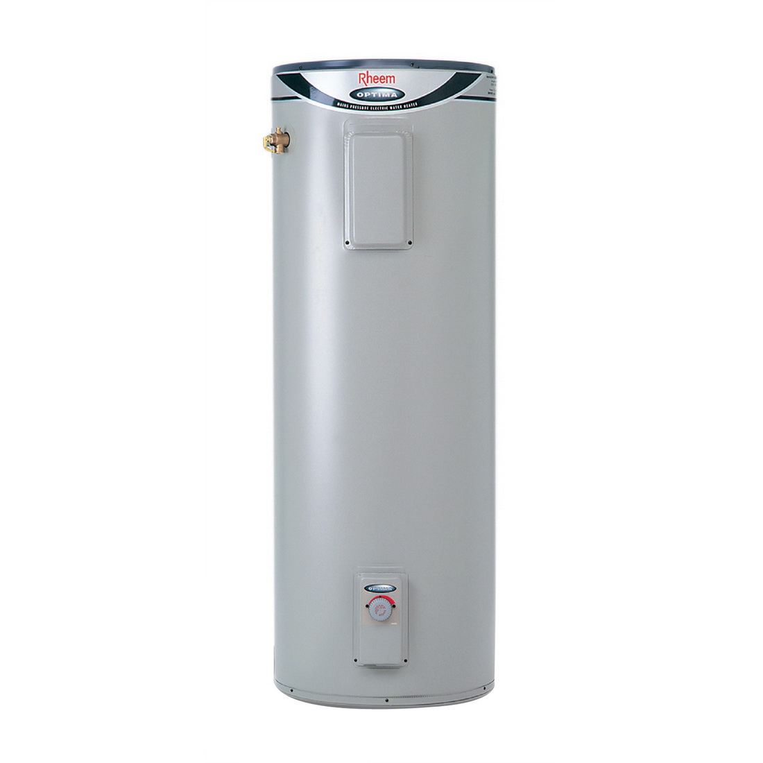 Rheem Optima Mains Pressure Electric Hot Water Cylinder 293L 580 x 1825mm 2 x 3kW 91330025 Rheem Optima Mains Pressure Electric Hot Water Cylinder 293L 580 x 1825mm 2 x 3kW 91330025