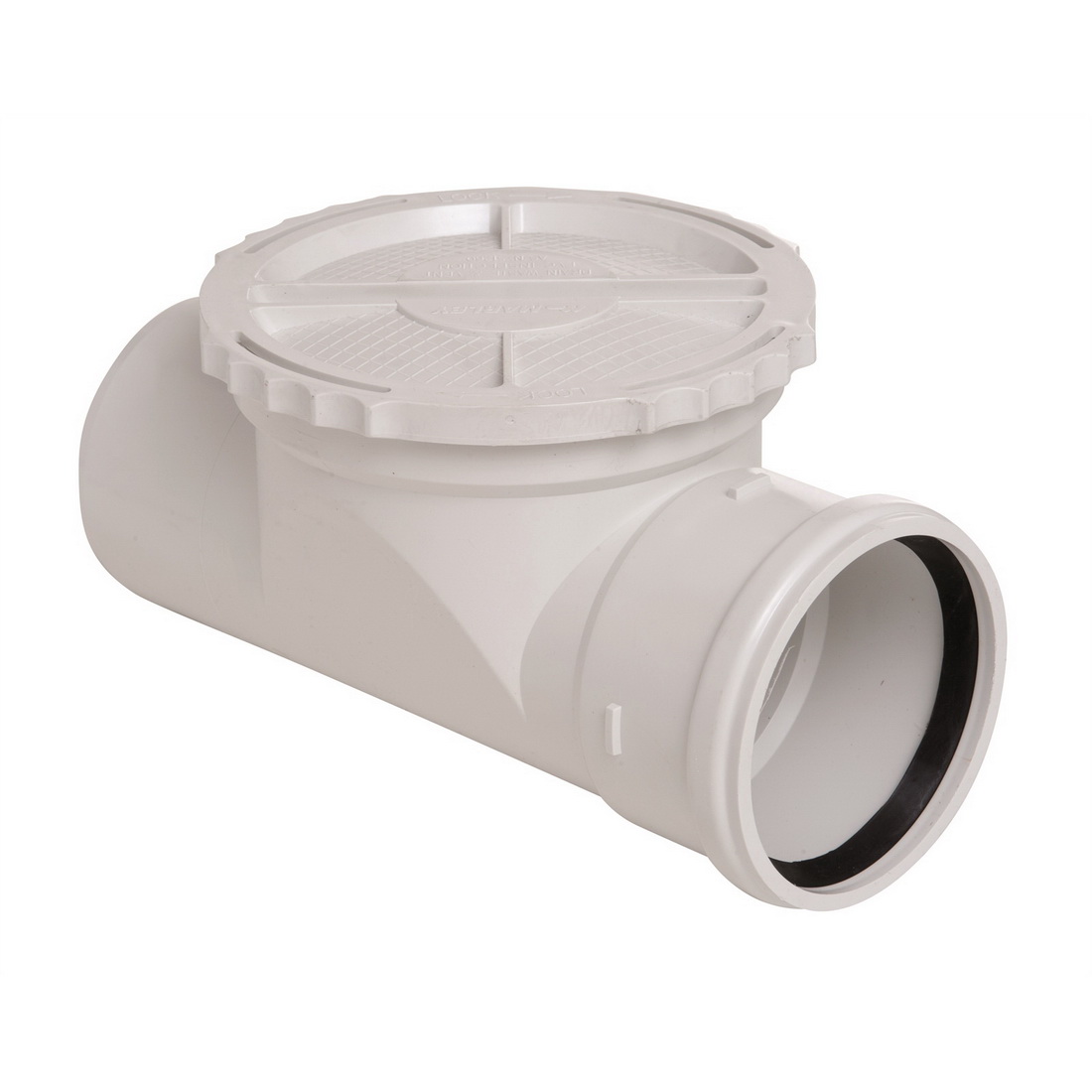 TD Plastics Inspection Downpipe with Riser 100mm 1529.1 TD Plastics Inspection Downpipe with Riser 100mm 1529.1