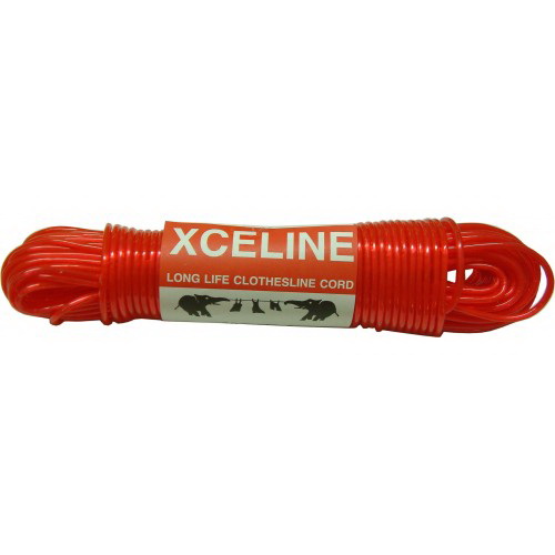 XCEL Clothesline Wire Red 30 m Poly Coated XCELINE30 XCEL Clothesline Wire Red 30 m Poly Coated XCELINE30